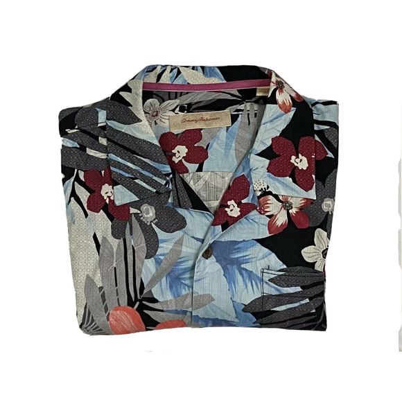 Tommy Bahama Long Sleeve Button Front Shirt - Picture 4 of 5